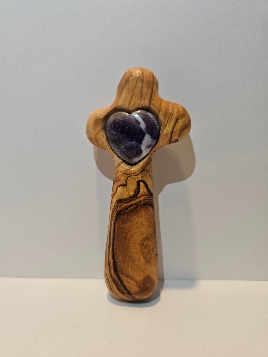 Amethyst Blitzerli – Klarheit und innere Ruhe - Spirituelles Kreuz - Seelenblitz