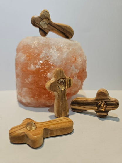 Bergkristall Blitzerli – Reinheit und Energie - Spirituelles Kreuz - Seelenblitz